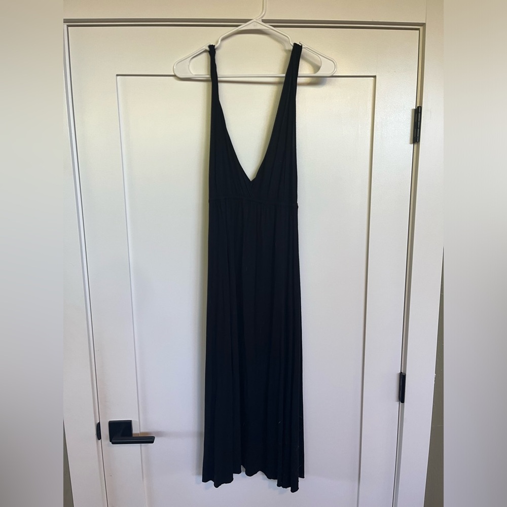 J Crew black dress, rayon, extremely soft